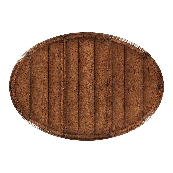 Oval Walnut Gateleg Table (Small) 25