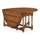 Oval Walnut Gateleg Table (Small) 25