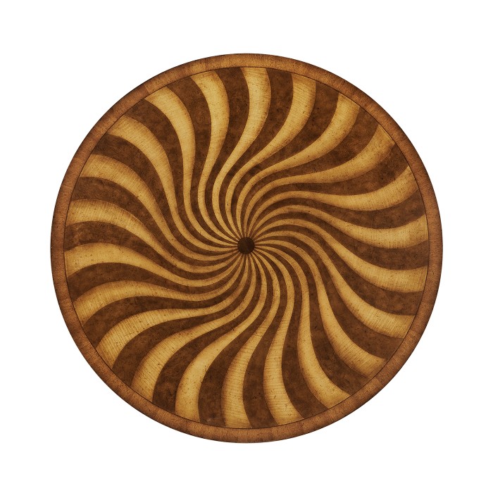 Spiral Inlaid Centre Table