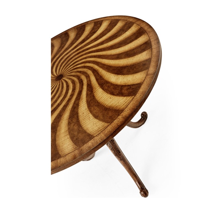 Spiral Inlaid Centre Table