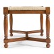 Two Seat Stool with Rushed Seat