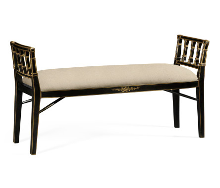 Back & Gilt window seat