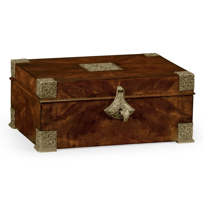 Lockable Mahogany Deeds Style Box
