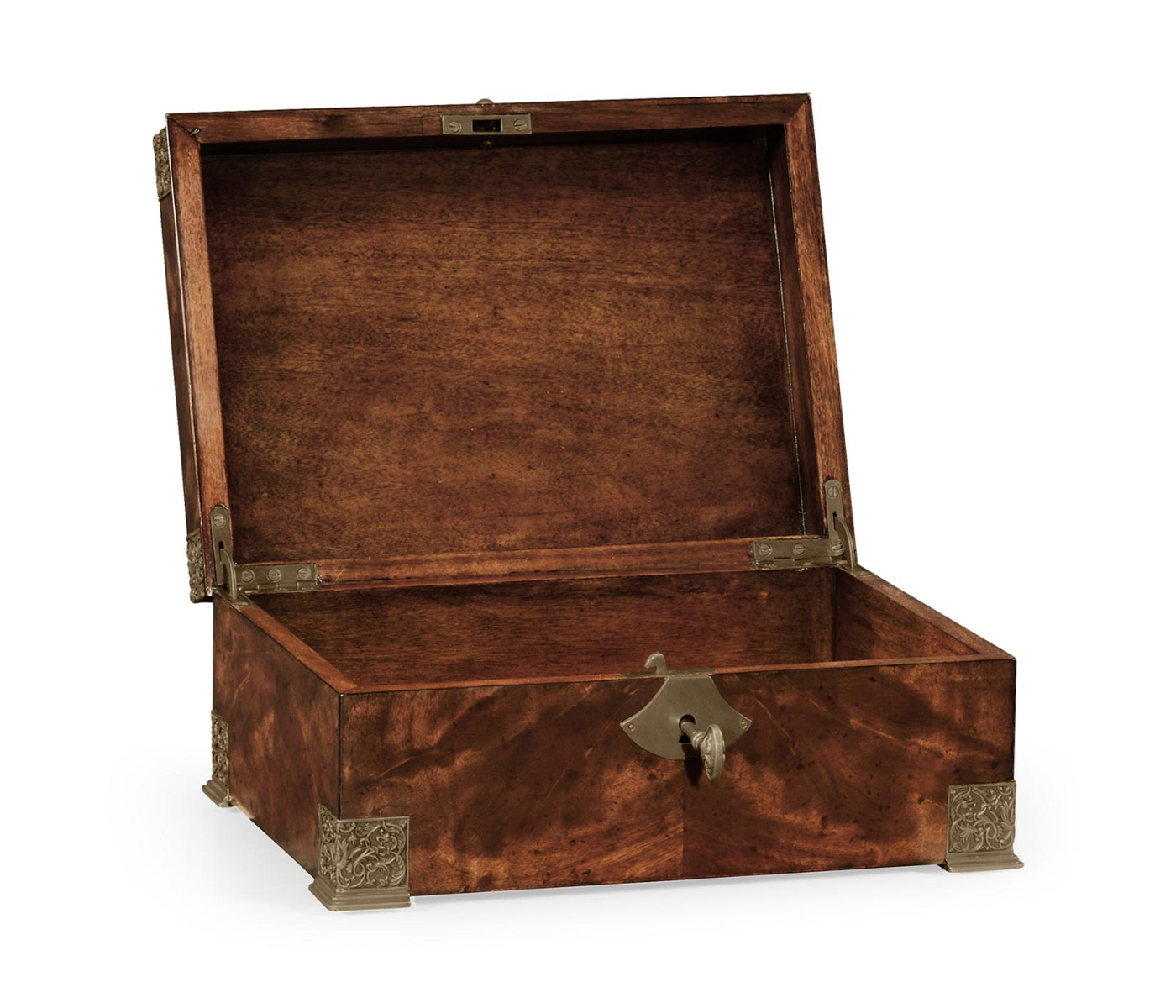 Lockable Mahogany Deeds Style Box