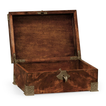 Lockable Mahogany Deeds Style Box