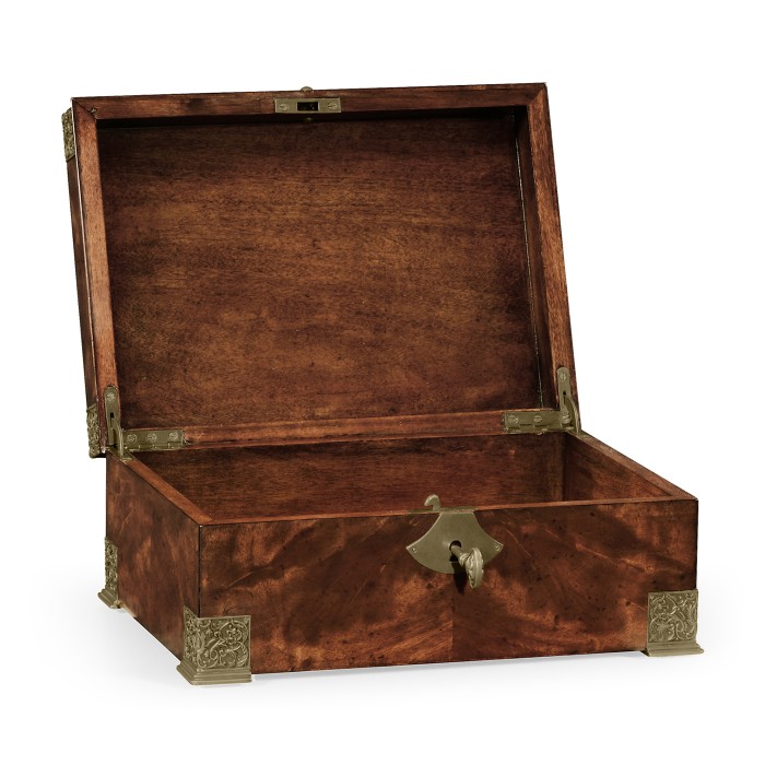 Lockable Mahogany Deeds Style Box