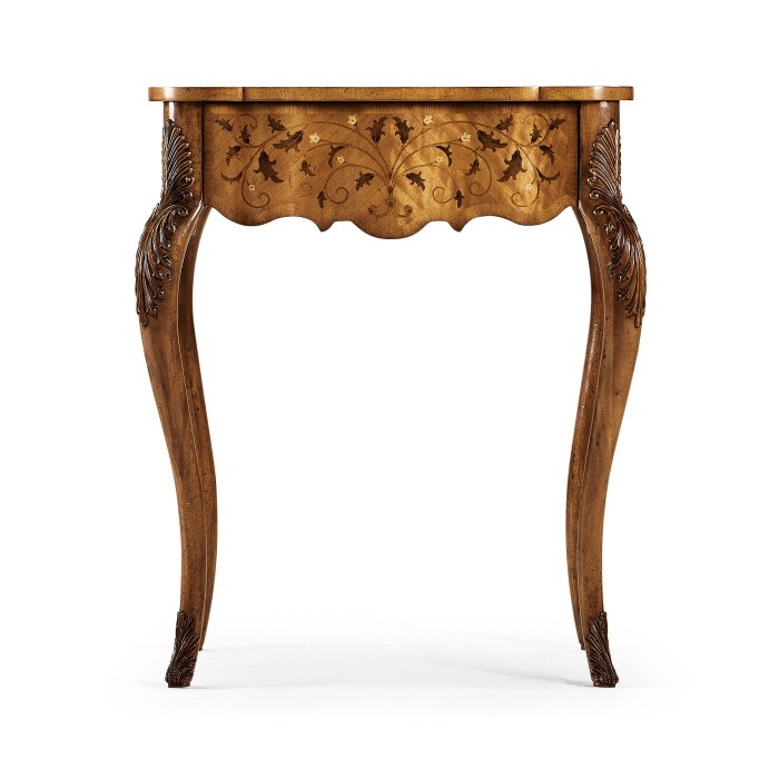 Small marquetry side table