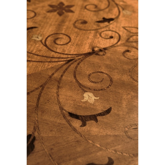 Small marquetry side table