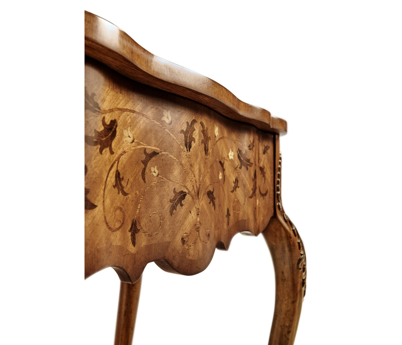 Small marquetry side table