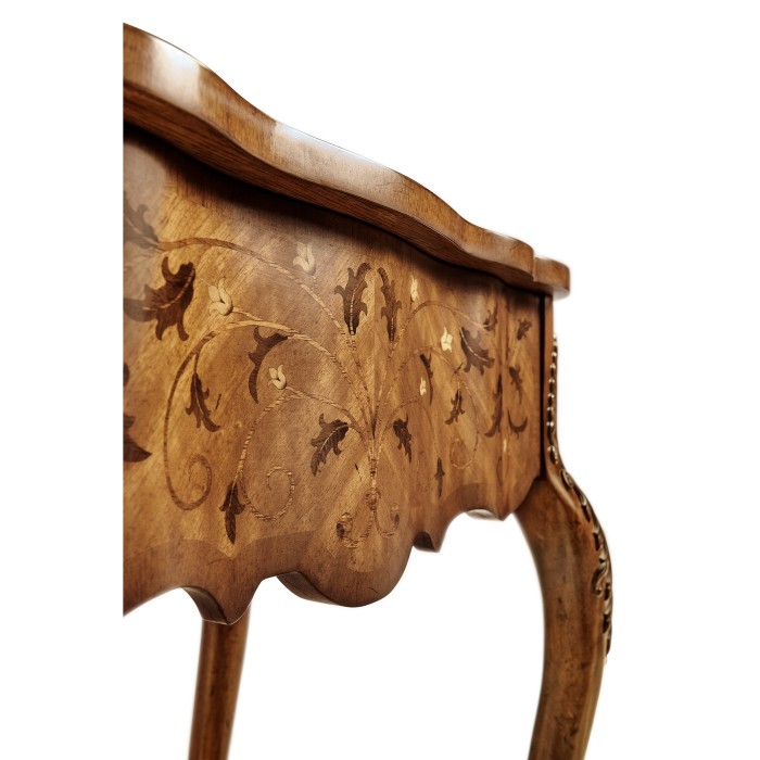 Small marquetry side table