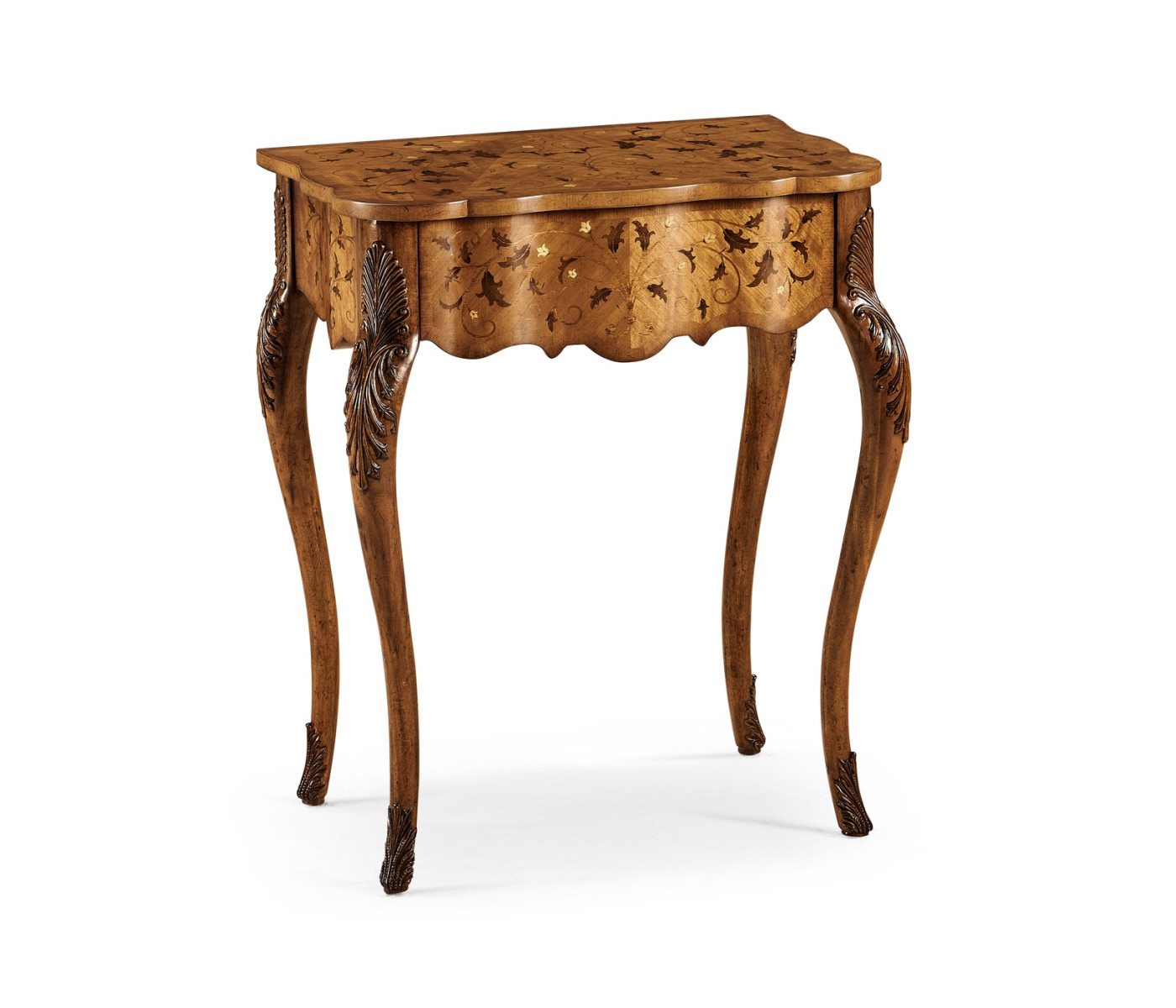 Small marquetry side table