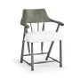Casual Dark Grey Captains Chair