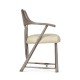 Casual Dark Grey Captains Chair