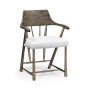 Casual Dark Grey Captains Chair
