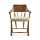Casual Walnut Captains Chair