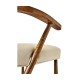 Casual Walnut Captains Chair