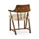 Casual Walnut Captains Chair