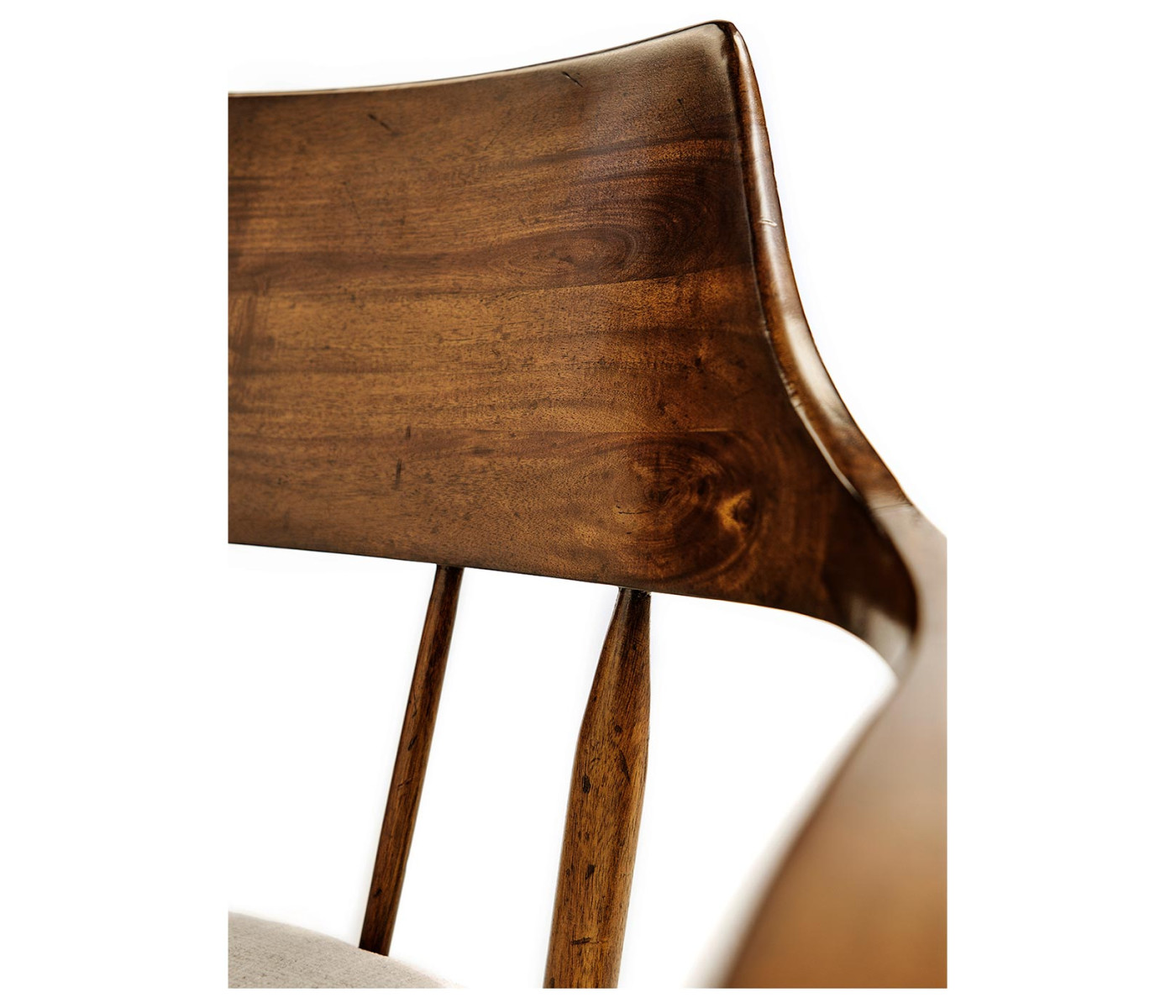 Casual Walnut Captains Chair