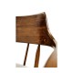 Casual Walnut Captains Chair
