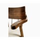 Casual Walnut Captains Chair