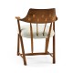 Casual Walnut Captains Chair
