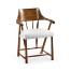 Casual Walnut Captains Chair