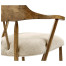 Casual Medium Driftwood Captains Chair