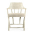 Casual Whitewash Driftwood Captains Chair