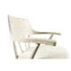 Casual Whitewash Driftwood Captains Chair