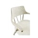 Casual Whitewash Driftwood Captains Chair