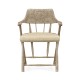 Traditional Grey Oak Captains Chair