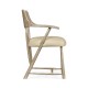 Traditional Grey Oak Captains Chair