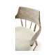 Traditional Grey Oak Captains Chair