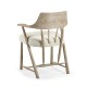 Traditional Grey Oak Captains Chair