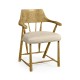 Traditional Natural Oak Captains Chair