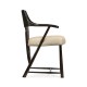 Casual Dark Ale Captains Chair
