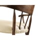 Traditional Dark Oak Captains Chair