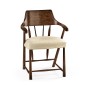 Traditional Dark Oak Captains Chair