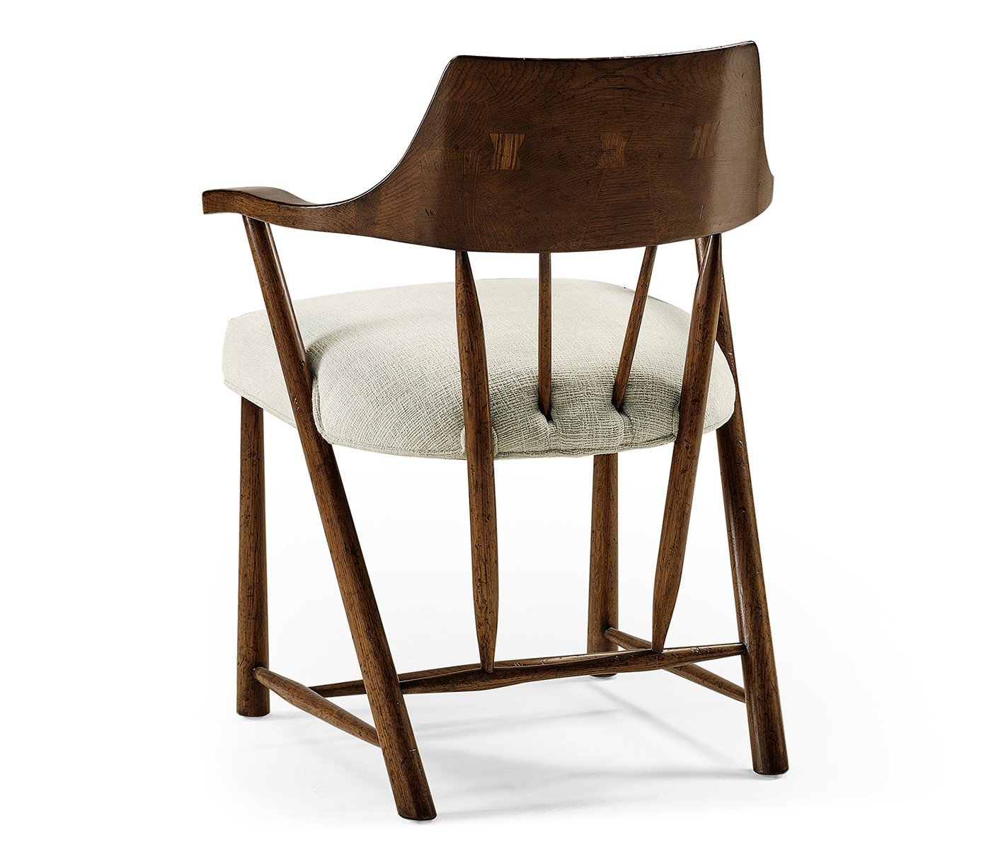 Traditional Dark Oak Captains Chair