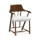 Traditional Dark Oak Captains Chair