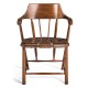 Traditional Walnut Captains Chair