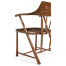 Traditional Walnut Captains Chair