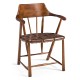 Traditional Walnut Captains Chair