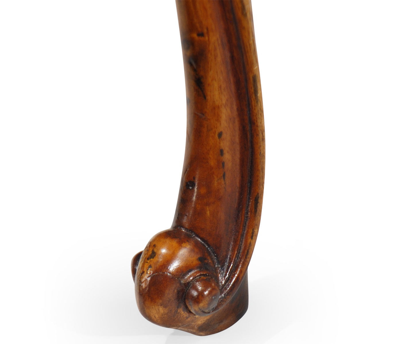 Carved walnut pembroke table