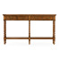 Narrow Walnut Console Antique Finish