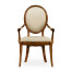 Windsor Spoon Back Upholstered Dining Arm Chair