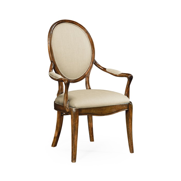 Windsor Spoon Back Upholstered Dining Arm Chair