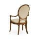 Windsor Spoon Back Upholstered Dining Arm Chair