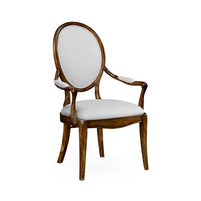 Windsor Spoon Back Upholstered Dining Arm Chair