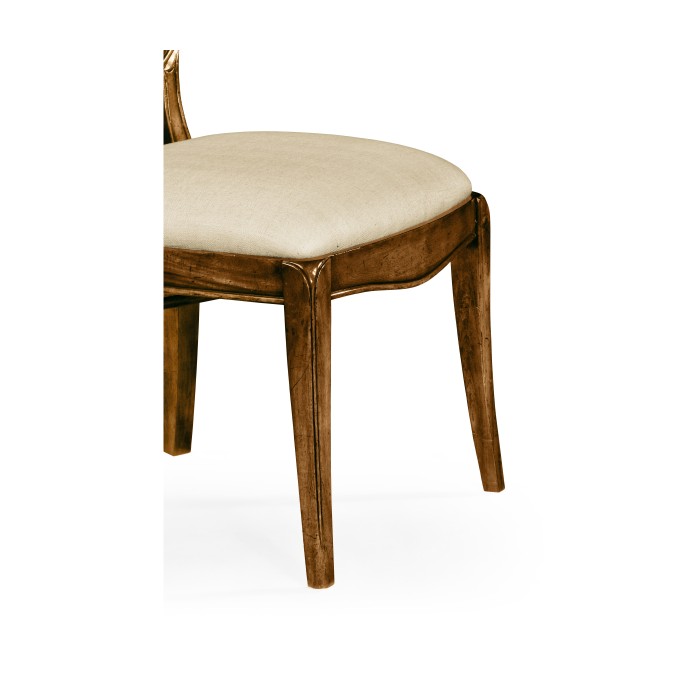 Windsor Spoon Back Upholstered Dining Side Chair